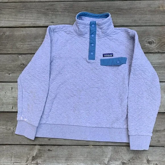 Patagonia Organic Cotton Quilt Snap T Pullover Jacket Sweater Small - Picture 9 of 14